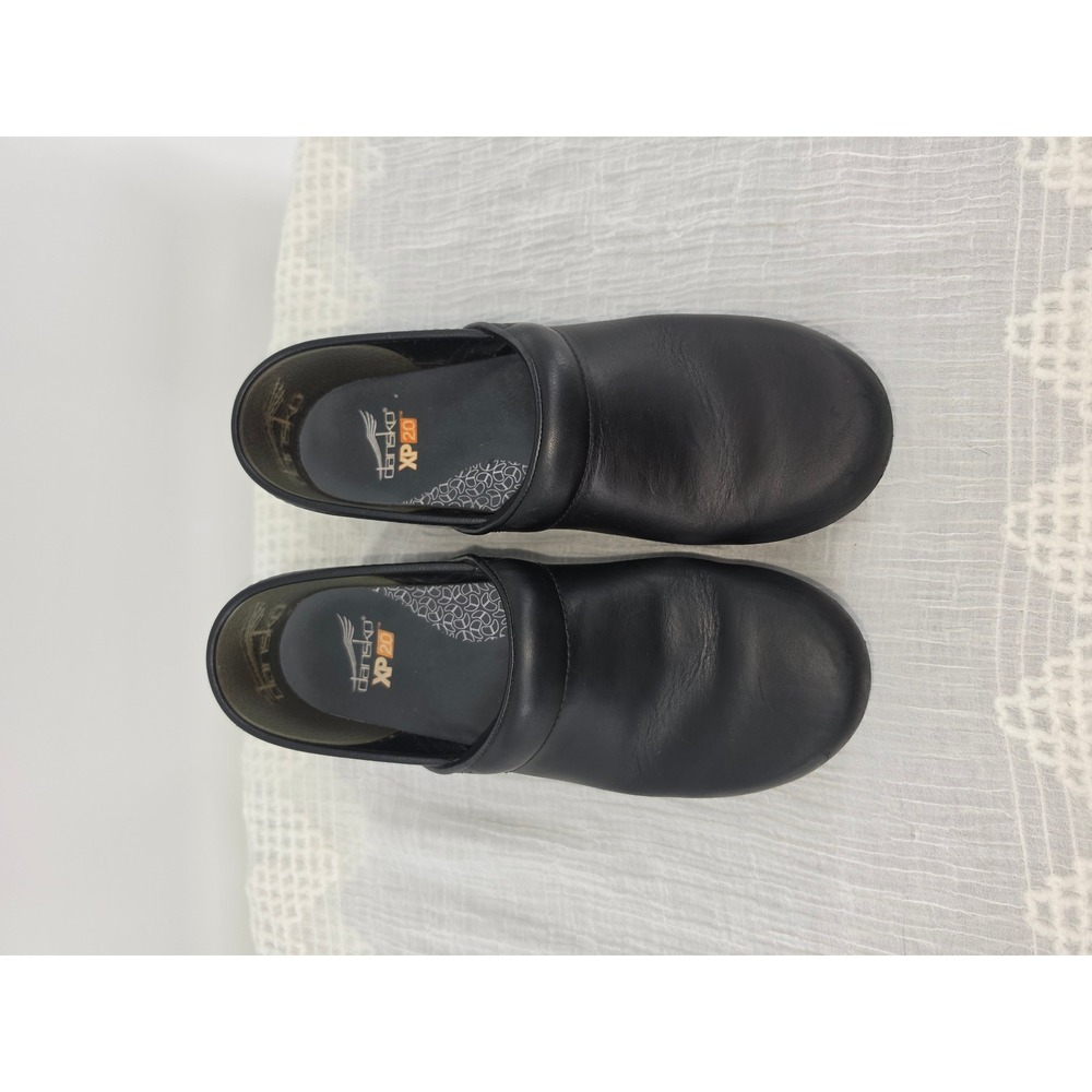 Dansko XP 2.0 Professional Slip-Resistant Nursing Work Shoes Black Leather sz 39